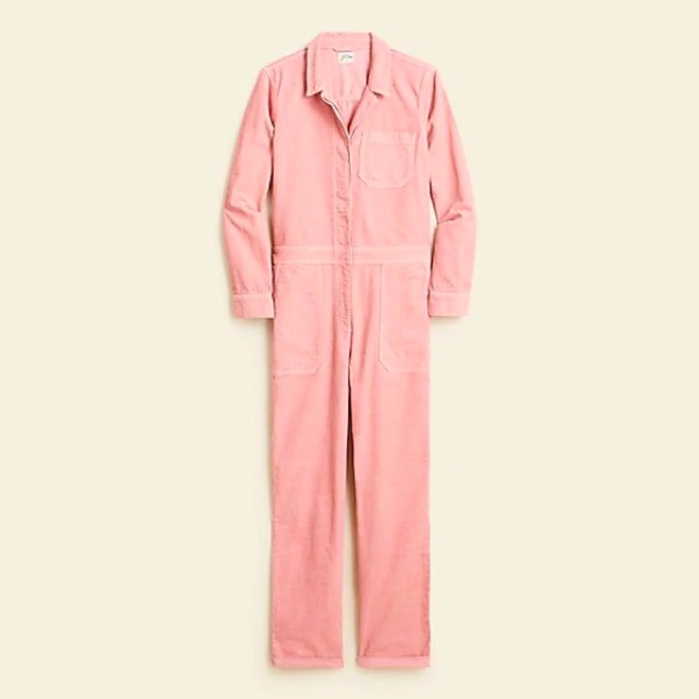 NWT J. Crew Foundry garment-dyed corduroy coverall jumpsuit